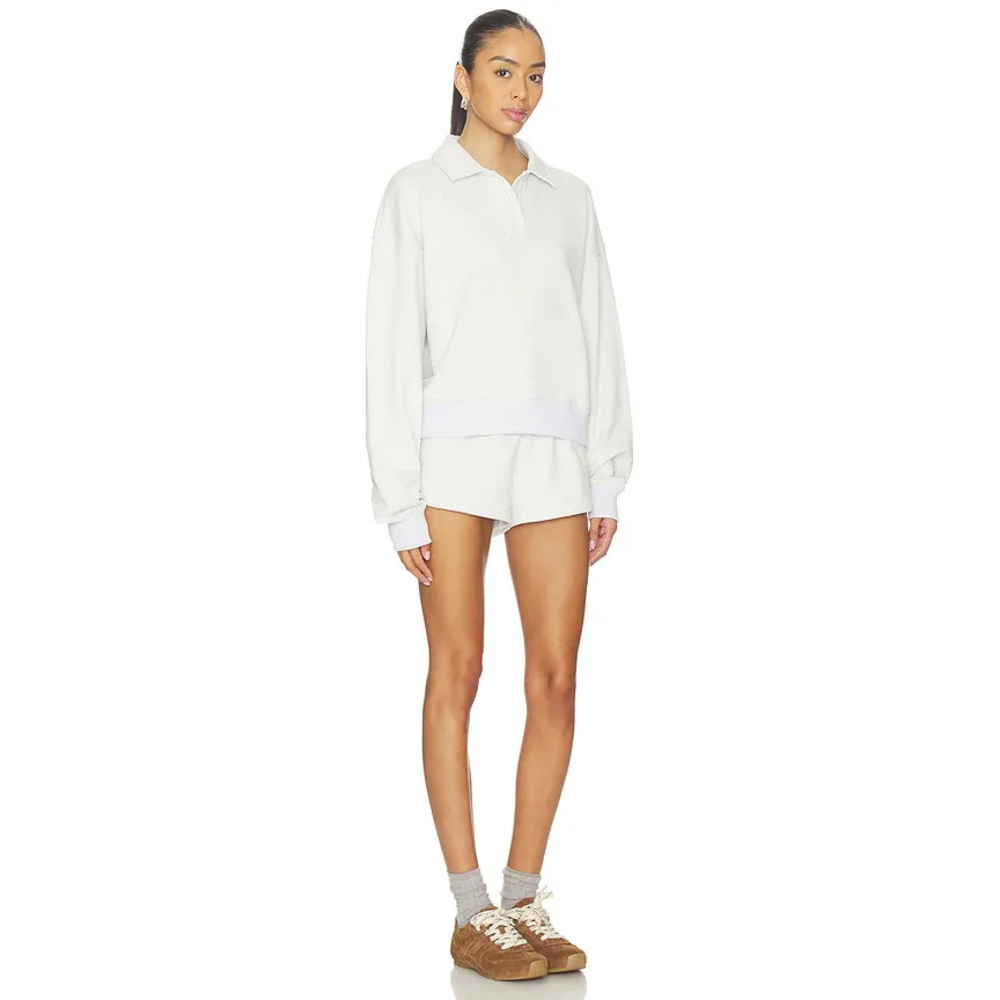 ALL THE WAYS Liora Short Set in Grey in White - Picture 2 of 11